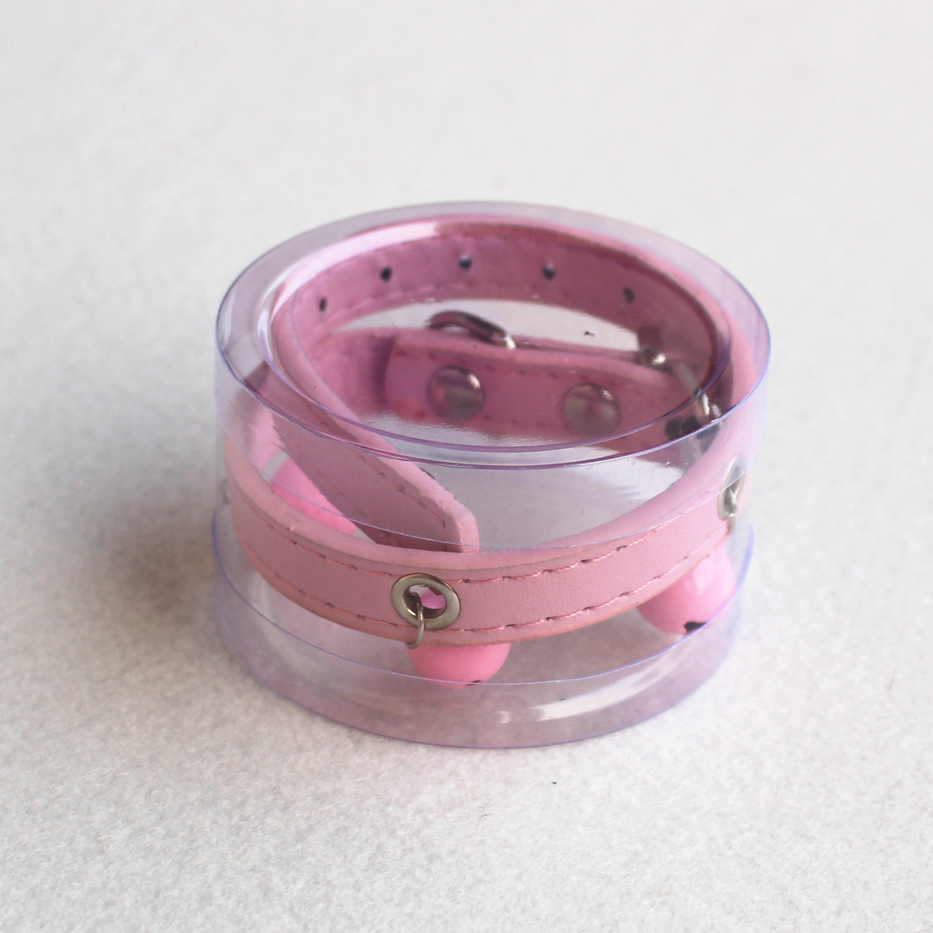 Pet Bell Collar PU Leather Paint Bell Fashion Candy Color Bite-Proof Protector Dogs and Cats Hand Holding Rope Pet Bell Collar PU Leather Paint Bell Fashion Candy Color Bite-Proof Protector Dogs and Cats Hand Holding Rope