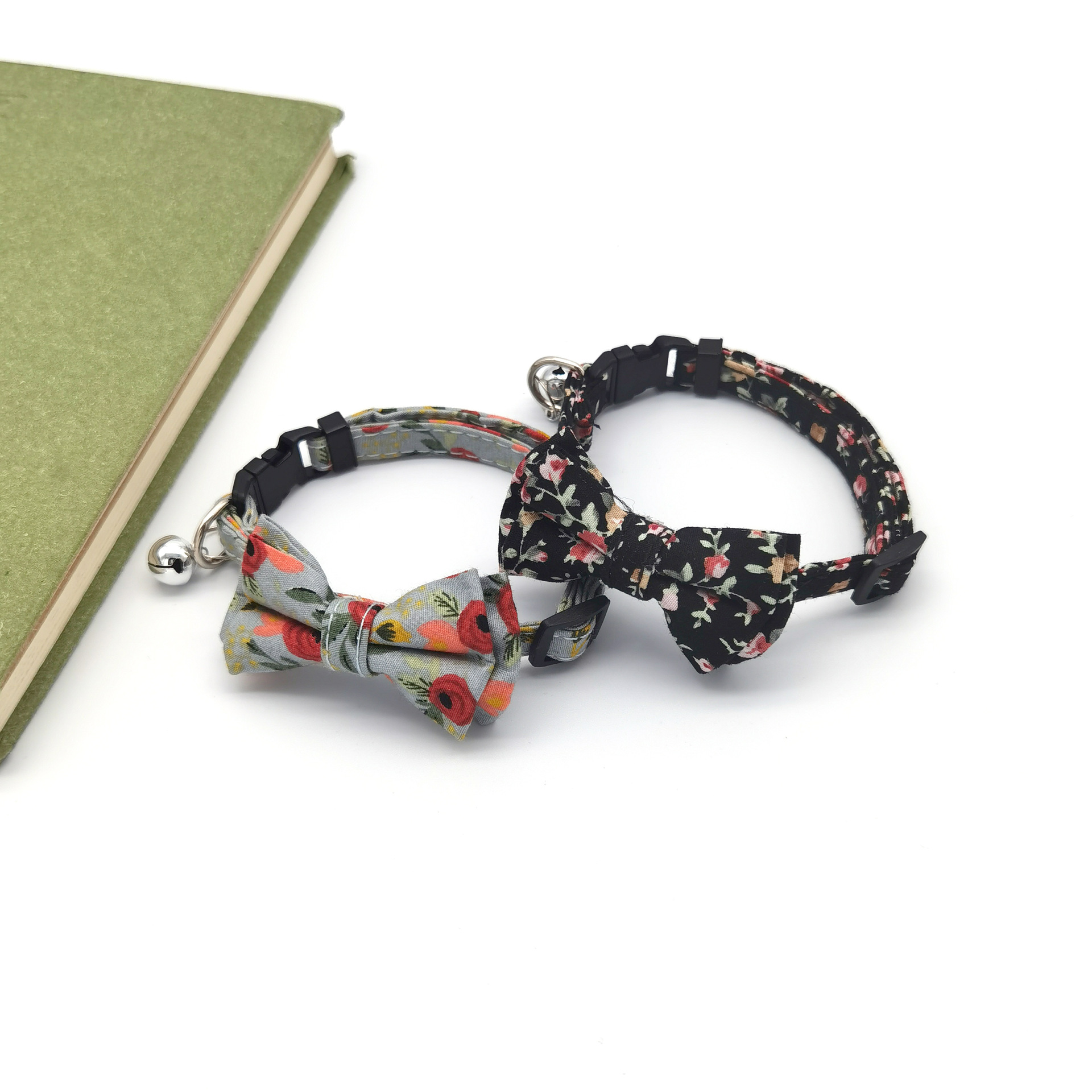 2021 New Floral Plaid Collar Pet Bell Collar Cat Bow Collar Cross-Border Recommended Cat Collar 2021 New Floral Plaid Collar Pet Bell Collar Cat Bow Collar Cross-Border Recommended Cat Collar