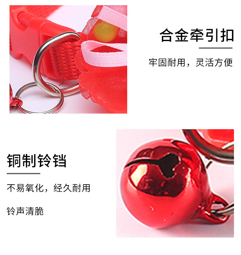 Bow Collar Cross-Border Pet Bell Kitty Puppy Dog Collar Cat Collar Pet Decorations Wholesale Bow Collar Cross-Border Pet Bell Kitty Puppy Dog Collar Cat Collar Pet Decorations Wholesale