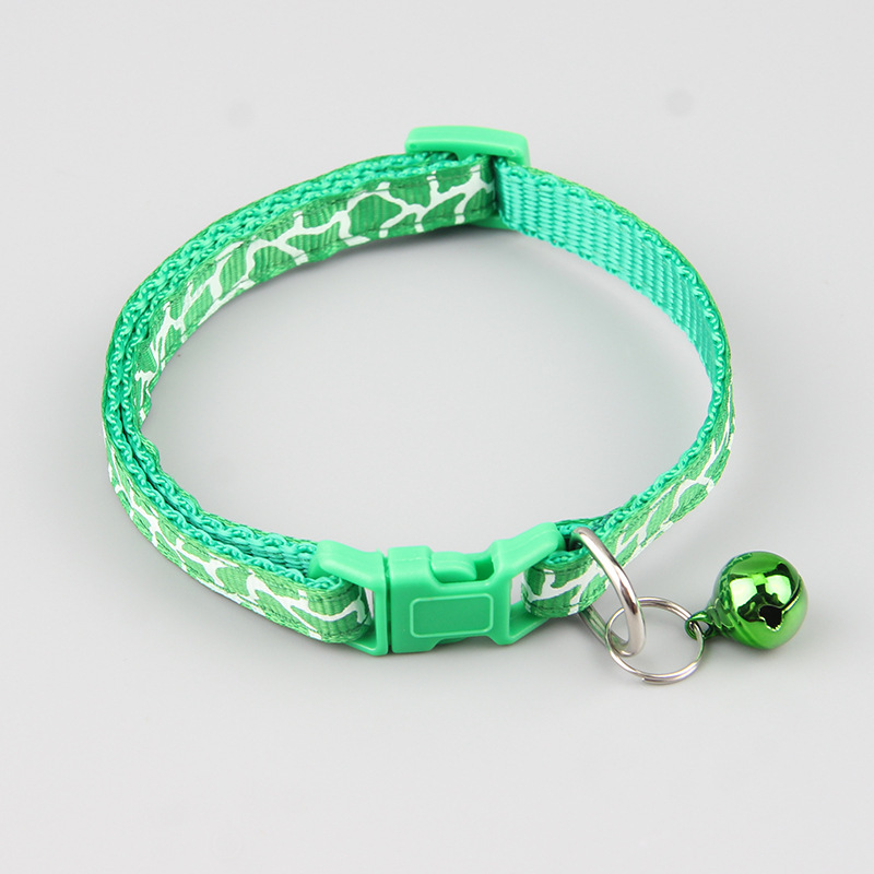 New Crack Multi-Color Optional Pet Bell Collar Small Dog Cat Neckerchief Cover Cat Bell Collar Dogs and Cats Items