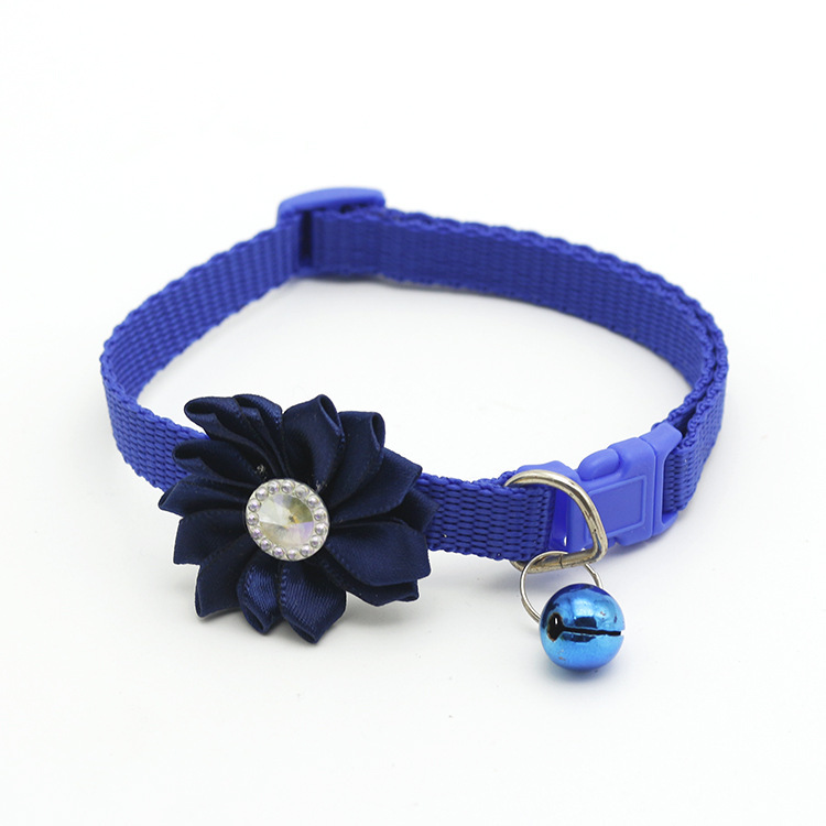 1.0 Pet Bell Flower Collar Dog Collar Collar Ornament Manufacturer Self-Operated T