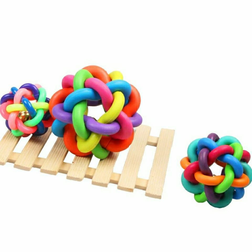 Pet Toy Colorful Woven Bell Toy Ball Pet Bell Ball Medium 7. 5cm Sound Dog Toy Ball Toy Ball Pet Toy Colorful Woven Bell Toy Ball Pet Bell Ball Medium 7. 5cm Sound Dog Toy Ball Toy Ball