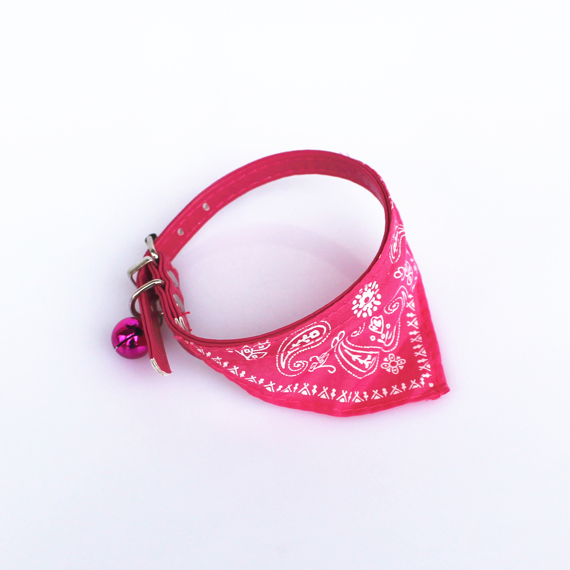 Pet Bell Triangular Binder Cat Pu Collar Dog Saliva Towel Scarf for Small Dogs Pet Decorations
