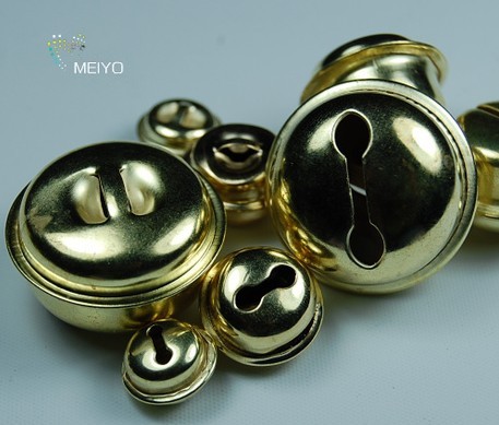 DIY Jewelry Accessories Golden Dance Bell Christmas Decoration Pet Bell Wholesale round Bell