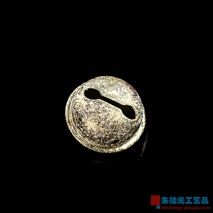 DIY jewelry accessories handmade matte paint round bell ring Christmas bell pet bell