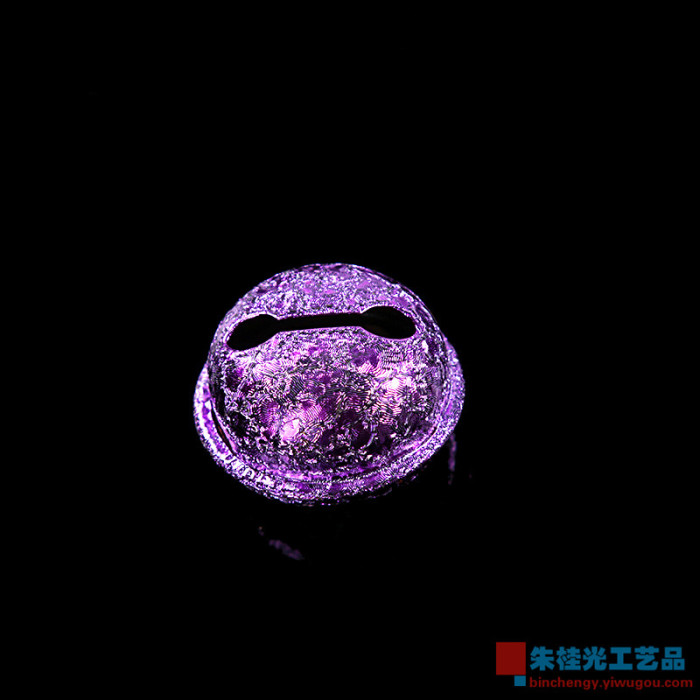 DIY jewelry accessories handmade matte paint round bell ring Christmas bell pet bell