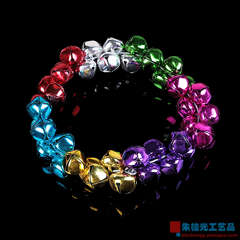 DIY jewelry accessories color dance Bell Christmas decoration pet bell cross bell