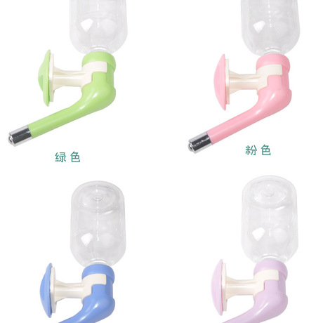 Pet drinking fountain wall hanging drinking bottle dog cat rabbit with bottle feeding kit hanging cage wall easy to install