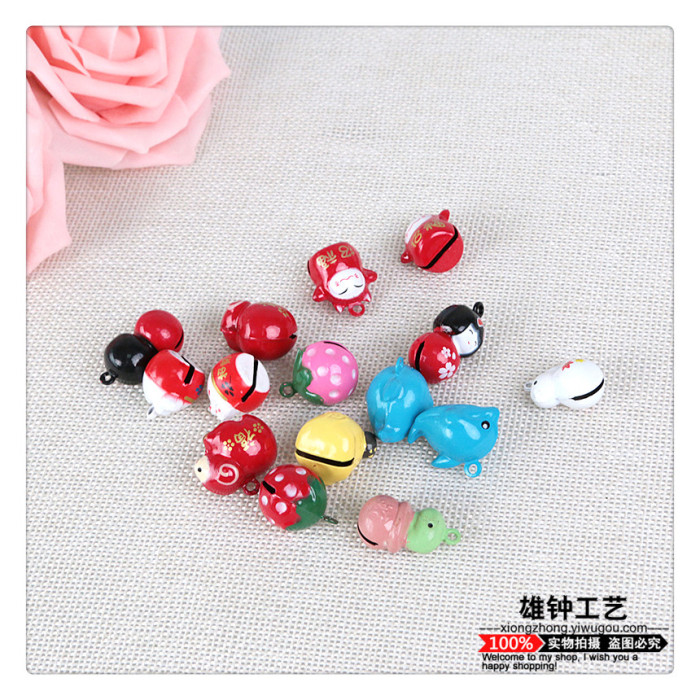 Diy pet bell small cartoon cat collar collar bell Diy pet bell small cartoon cat collar collar bell