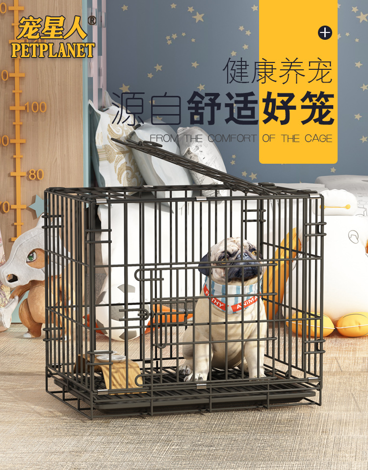 Dog Cage Cat Cage Dog Crate Large Small and Medium-Sized Dogs Bold Iron Cage Folding Cage Dog House Cat Villa Pet Bed Dog Cage Cat Cage Dog Crate Large Small and Medium-Sized Dogs Bold Iron Cage Folding Cage Dog House Cat Villa Pet Bed