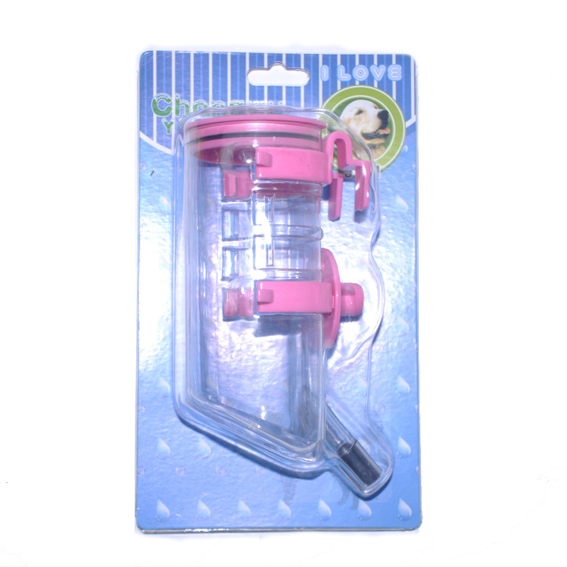 High quality stainless steel, beaded drinking fountain water bottle for a pet dog can be hung on the wall of the cage drinking bottle High quality stainless steel, beaded drinking fountain water bottle for a pet dog can be hung on the wall of the cage drinking bottle