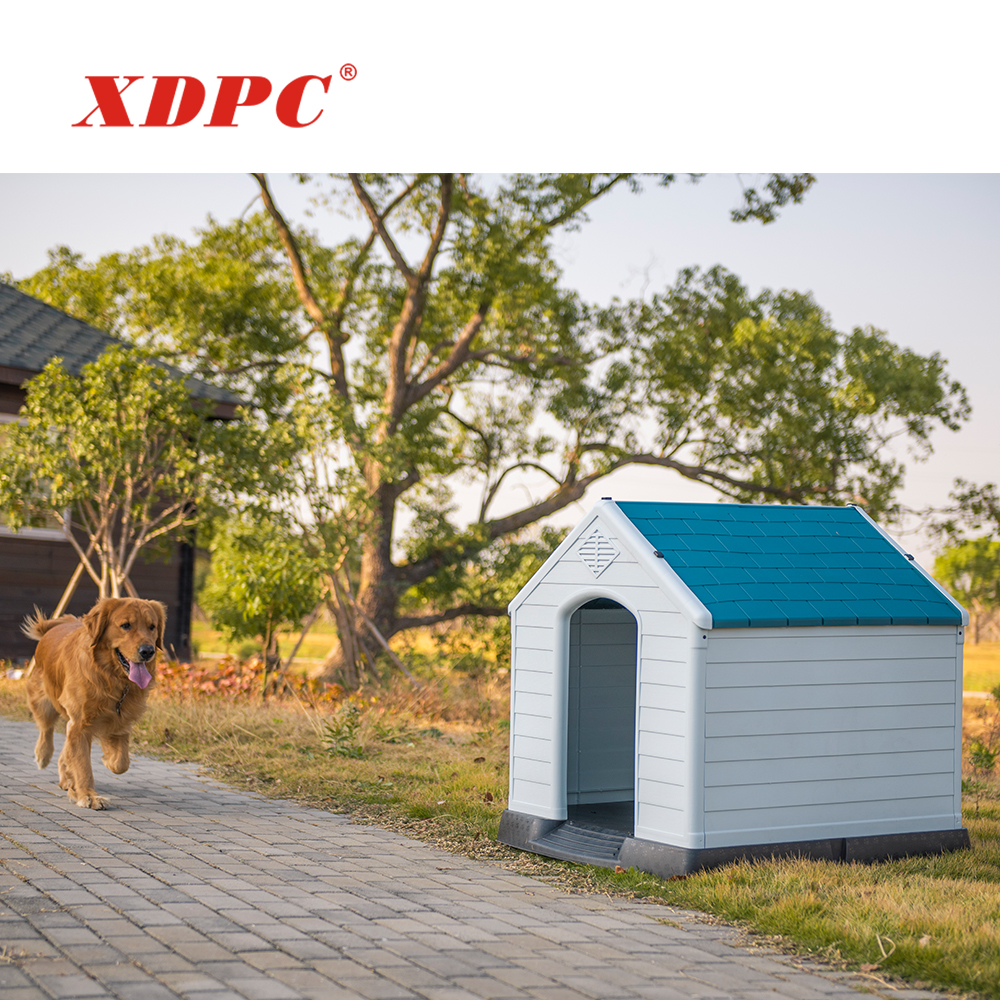 XDPC manufacturer outdoor plastic kennel pet cage dog house
