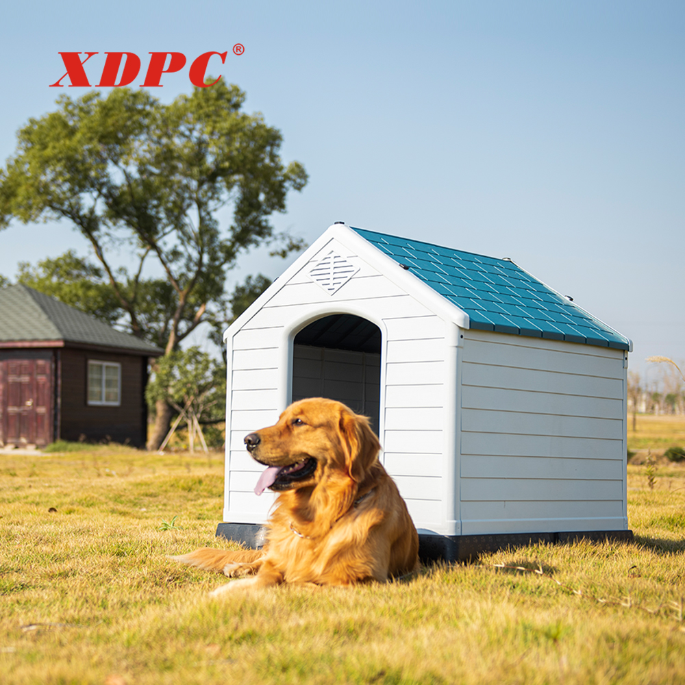 XDPC manufacturer outdoor plastic kennel pet cage dog house