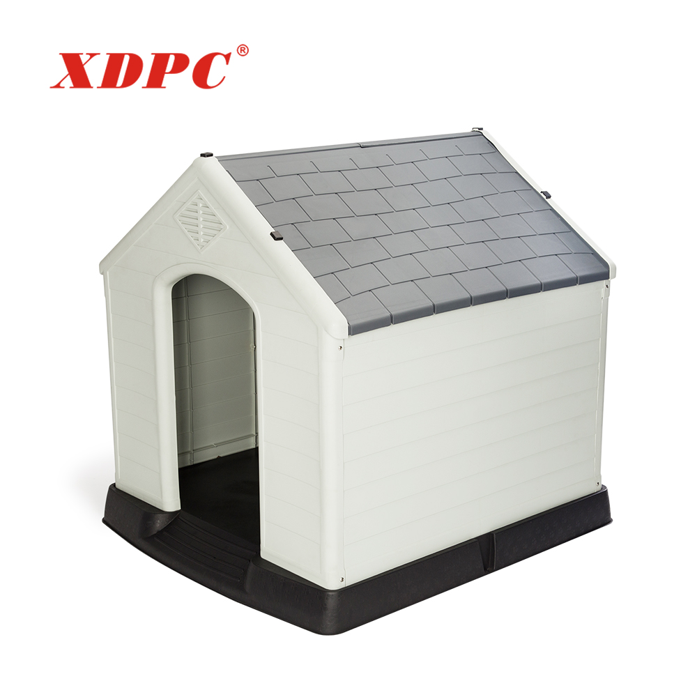 XDPC manufacturer outdoor plastic kennel pet cage dog house