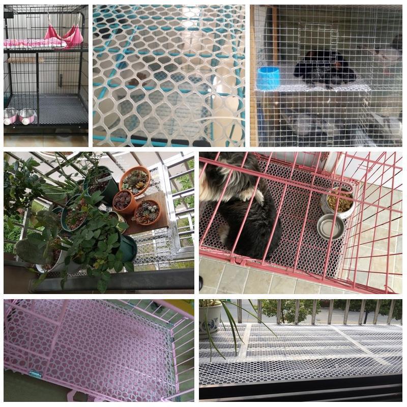 Pet Foot Mat Dog Cage Cushion Pet Pet Fence Mesh Rabbit Cage Cat Cage Plastic Gridding Foot Mat Guinea Pig Guinea Pig Mat