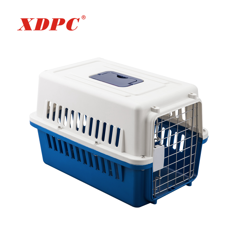 Dog kennel transport pet cage box plastic travel carrier