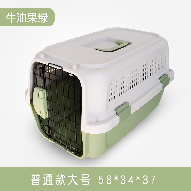 Pet Flight Case Portable Suitcase with Skylight Easy to Disassemble Cat Cage Dog Cage Cat Flight Case