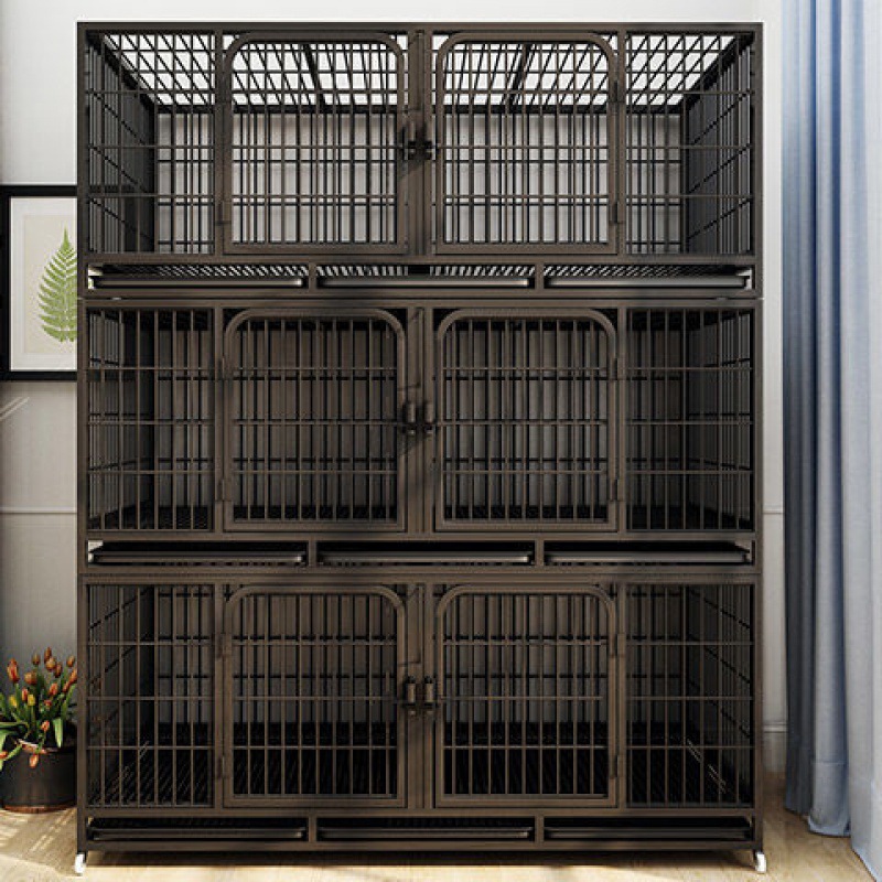 Breeding Cat Cage Dog Crate Rabbit Pigeon Cage Large Large Household Breeding Three-Layer Breeding Cage One Piece Dropshipping