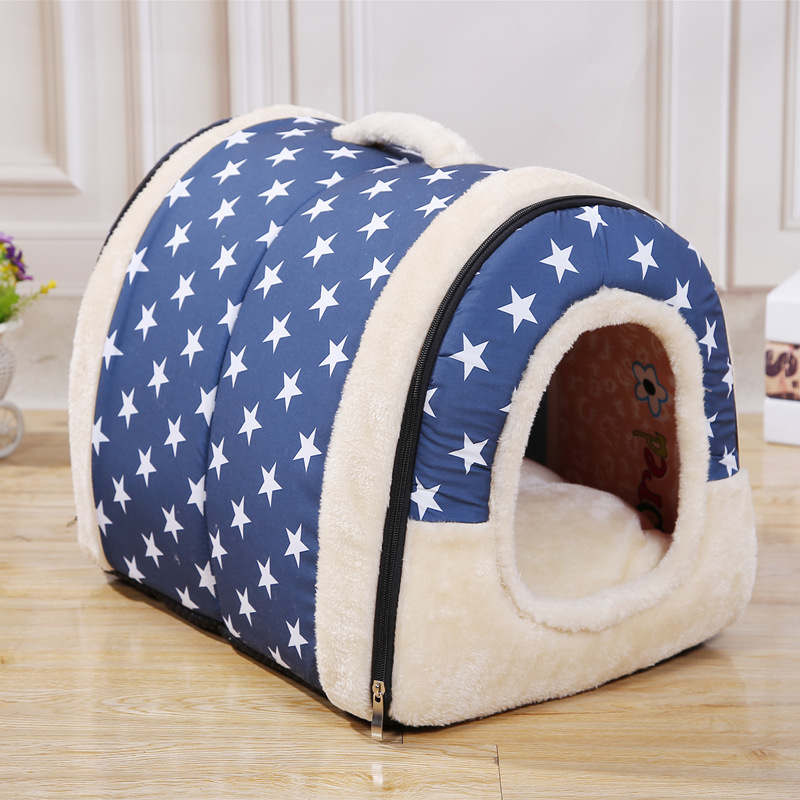  Kennel Removable and Washable Pet Bed Cat Kennel Dog Cage Dog Bed Autumn and Winter Foreign Trade Hot Selling Pet 