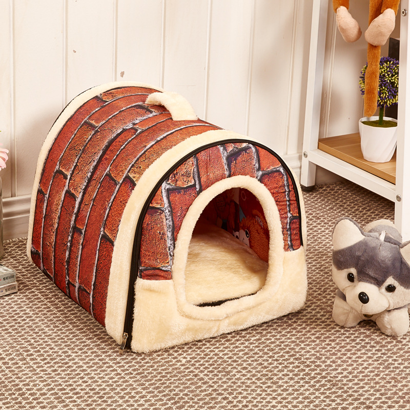 Kennel Removable and Washable Pet Bed Cat Kennel Dog Cage Dog Bed Autumn and Winter Foreign Trade Hot Selling Pet Kennel Removable and Washable Pet Bed Cat Kennel Dog Cage Dog Bed Autumn and Winter Foreign Trade Hot Selling Pet