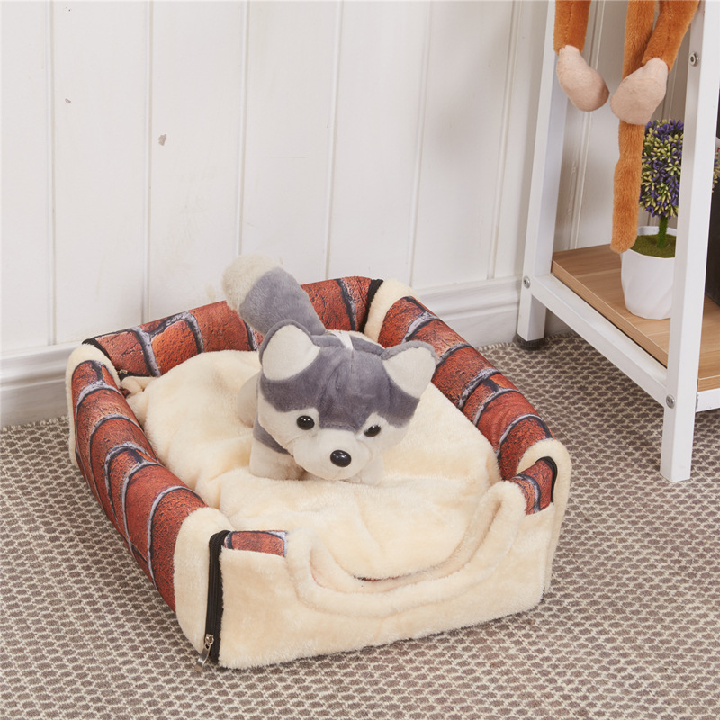  Kennel Removable and Washable Pet Bed Cat Kennel Dog Cage Dog Bed Autumn and Winter Foreign Trade Hot Selling Pet 