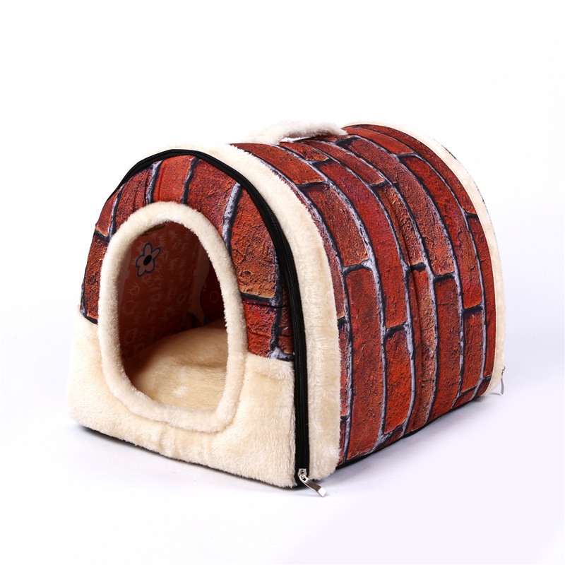  Kennel Removable and Washable Pet Bed Cat Kennel Dog Cage Dog Bed Autumn and Winter Foreign Trade Hot Selling Pet 