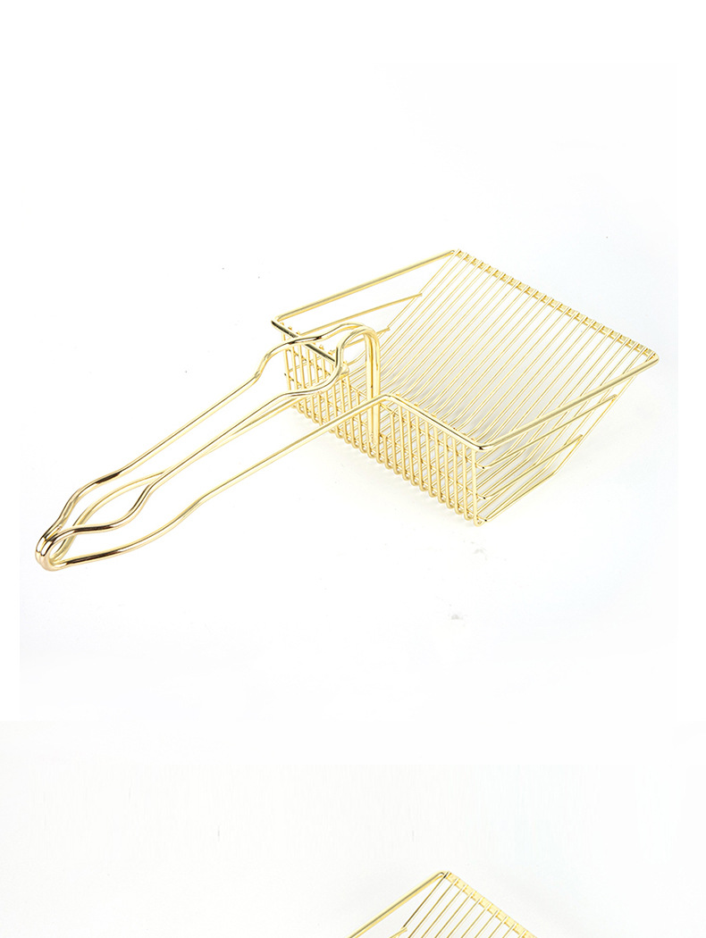 Gold Cat Litter Scoop Metal Large Cat Toilet Shovel Shit Tofu Cat Litter Shovel Cat Supplies Cat Shit Shovel