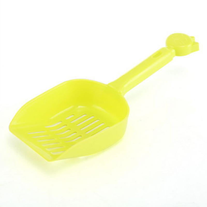 In Stock Wholesale Cat Litter Scoop Large Pet Thickened Pick-up Shovel Pet Cat Mesh Format Cat Litter Scoop Long 25cm