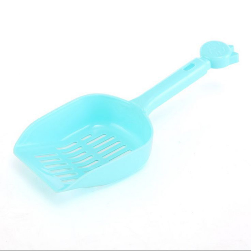 In Stock Wholesale Cat Litter Scoop Large Pet Thickened Pick-up Shovel Pet Cat Mesh Format Cat Litter Scoop Long 25cm
