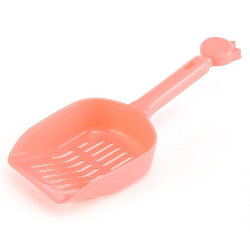 In Stock Wholesale Cat Litter Scoop Large Pet Thickened Pick-up Shovel Pet Cat Mesh Format Cat Litter Scoop Long 25cm