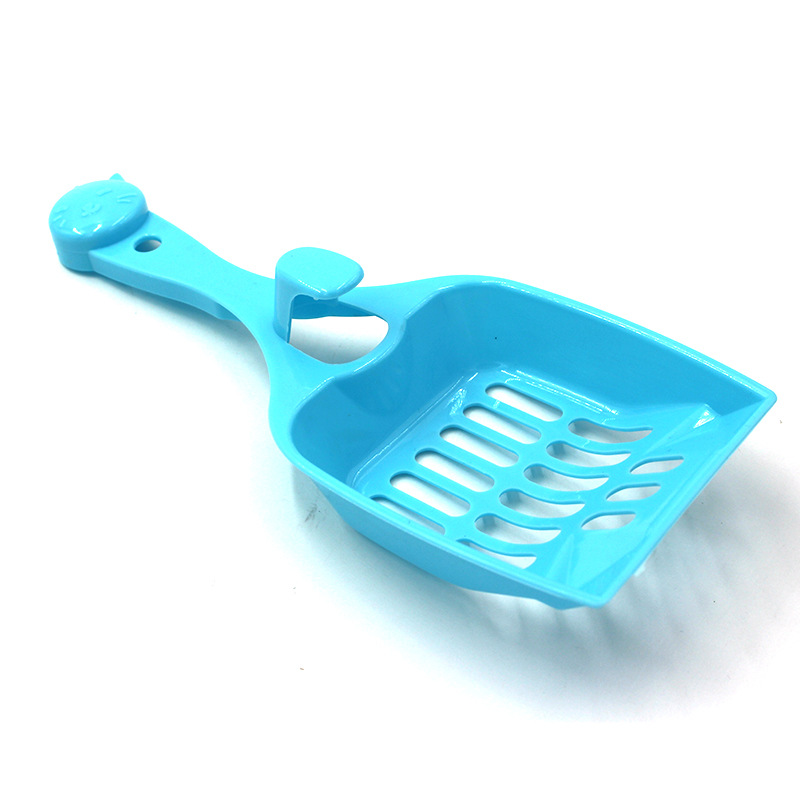 Wholesale Pet Cat Litter Scoop Candy Color Cat Head Cat Shovel Cat Shit Shovel Manure Hollow Plastic Grain Shovel Supplies