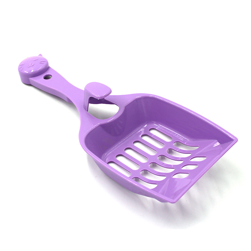 T Pet Cat Litter Scoop Solid and Easy to Use Stool Shovel Candy Color Plastic Cat Shit Shovel in Stock Wholesale Pet Supplies