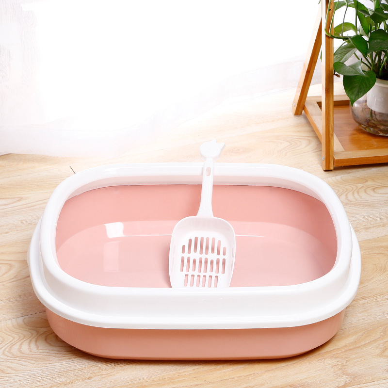 SemiClosed Cat Litter Basin SplashProof Oval Cat Litter Basin High Edge Sand Polishing Cat Litter Shovel Cat Toilet SemiClosed Cat Litter Basin SplashProof Oval Cat Litter Basin High Edge Sand Polishing Cat Litter Shovel Cat Toilet