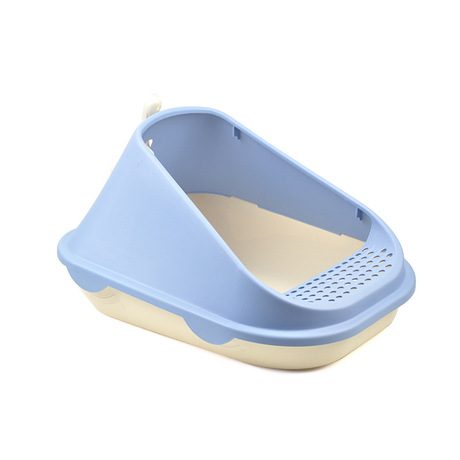Pet large can be removed from the cat litter to use to prevent external splash semi - closed plastic cat toilet Pet supplies excrement to use to send a cat to shovel