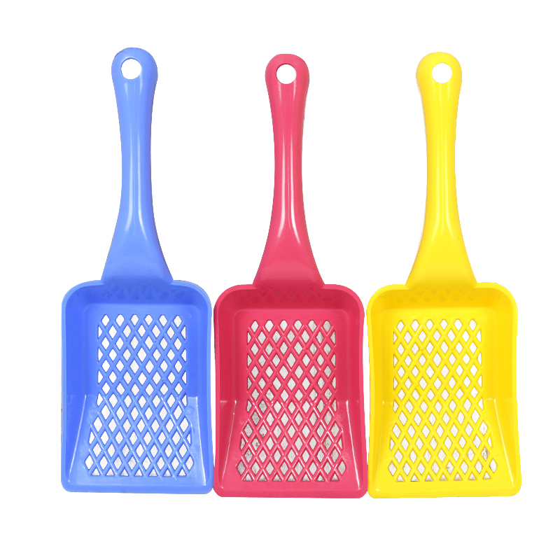 Cat Litter Scoop Shovel Long Handle Cat Shit Shovel Toilet Cat Sand Bentonite Large and Small Hole Tofu Cat Litter Special Tool