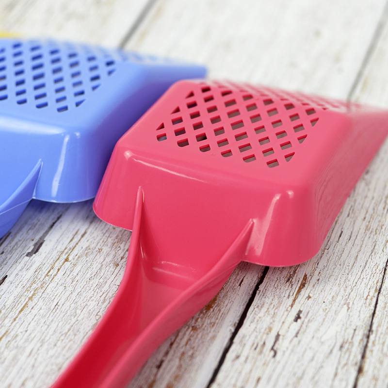 Cat Litter Scoop Shovel Long Handle Cat Shit Shovel Toilet Cat Sand Bentonite Large and Small Hole Tofu Cat Litter Special Tool