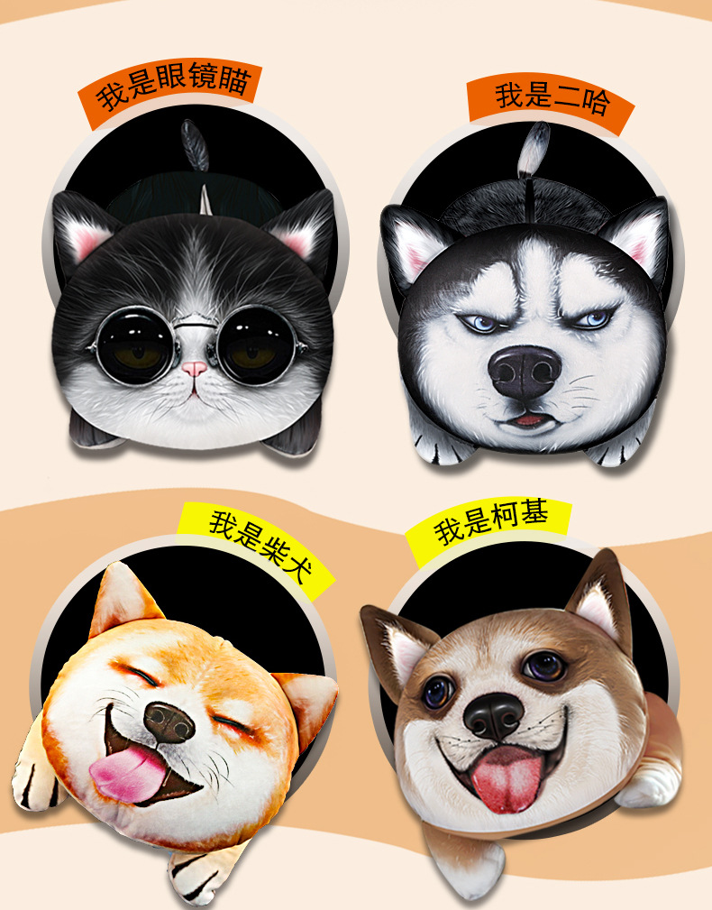 Box Cute Pet Automobile Armrest Box Cover Tissue Dispenser Hanging Car Chair Back Tissue Box Headrest Shoulder Pad