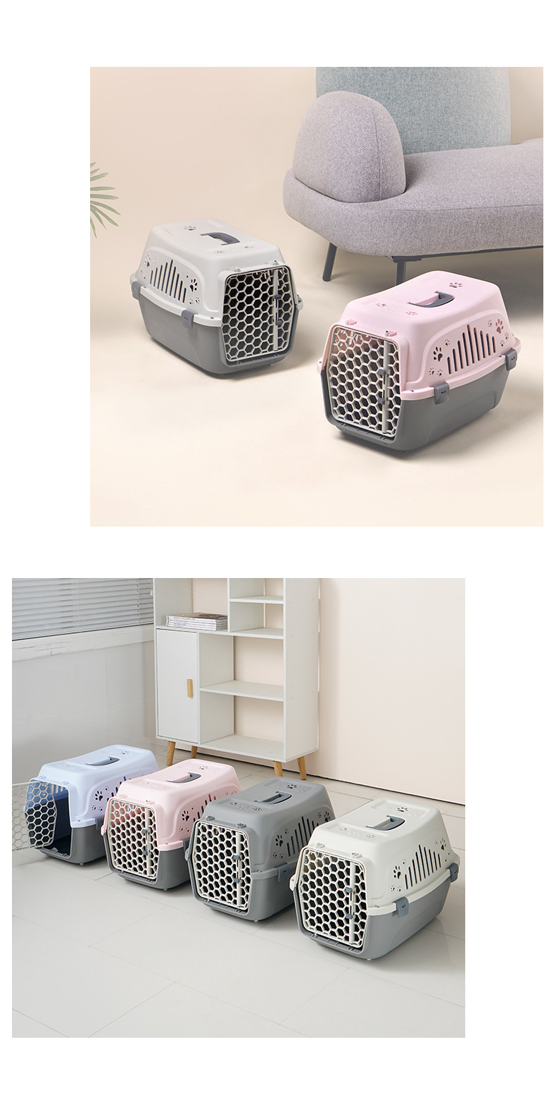 Pet will carry pedals out of the dog and cat carry-on air box Air box transport box Rabbit cage