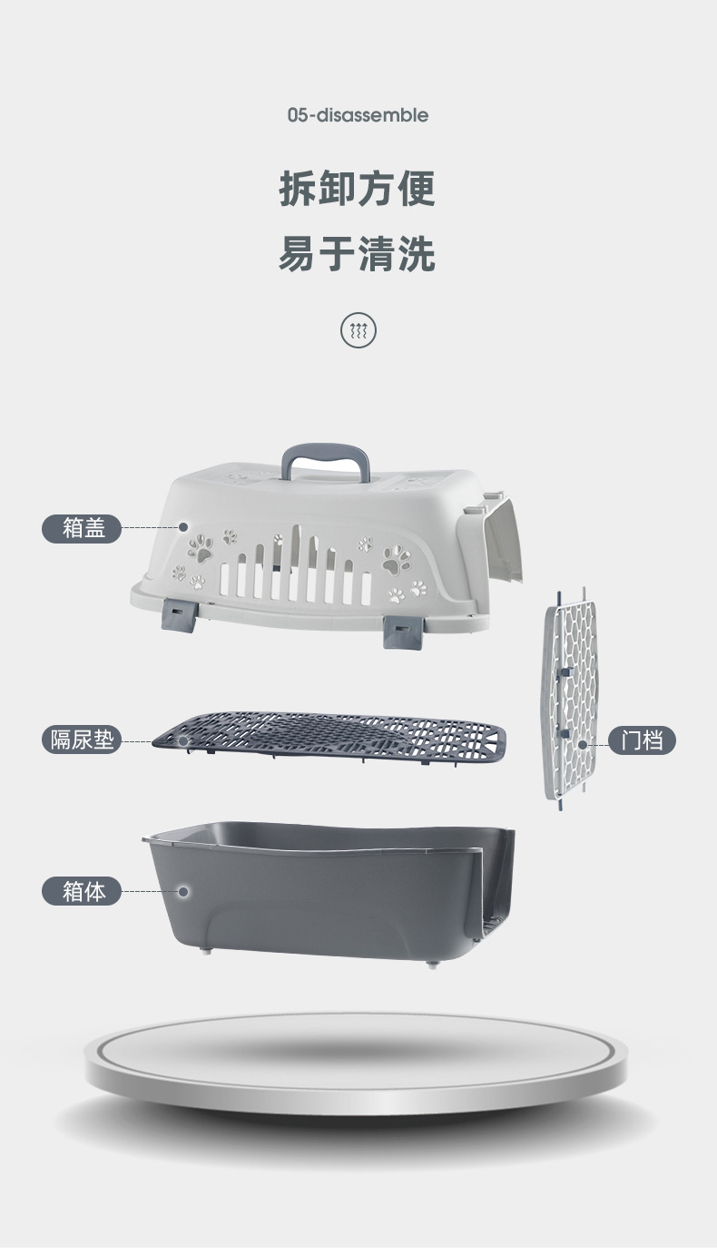 Pet will carry pedals out of the dog and cat carry-on air box Air box transport box Rabbit cage