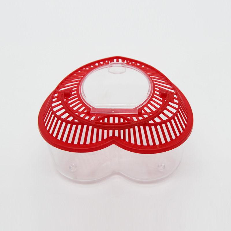 Plastic pet box color transparent plastic hollow air tank love children tools wholesale box turtle Plastic pet box color transparent plastic hollow air tank love children tools wholesale box turtle