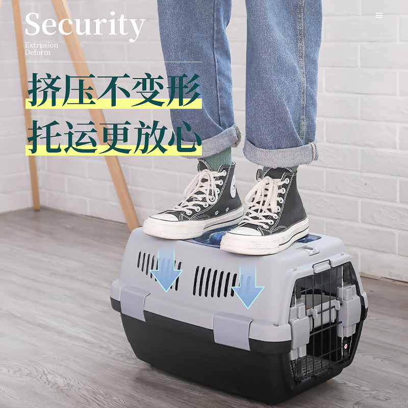 Cat Flight Case Cat Cage Cat Box Portable out Pet Plane Consignment Dog Space Air Transport Box
