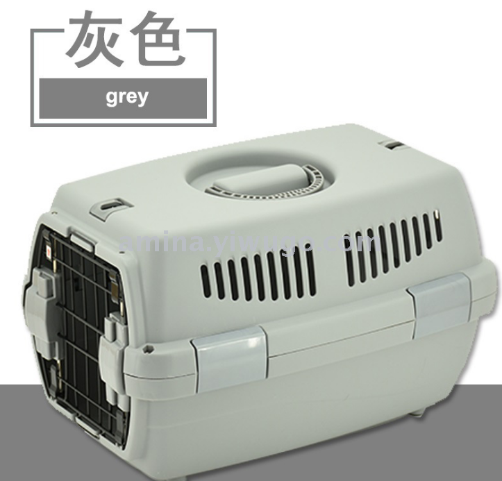 Pet air box dog and cat out of the box air consignment box suitcase transport cat cage portable out