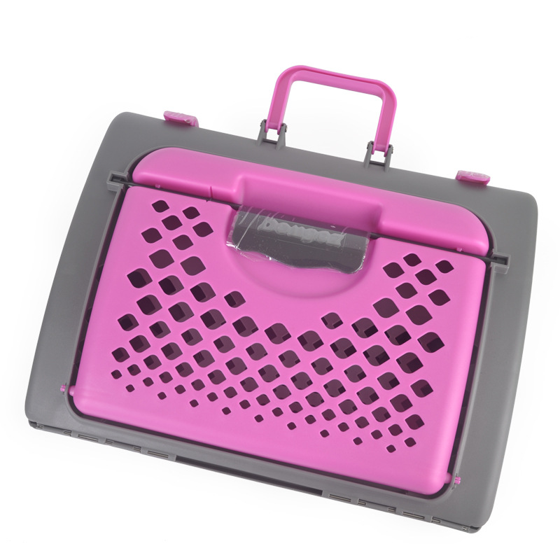 New pet supplies air box cat and dog cage can be folded out portable cat and dog car box dogus
