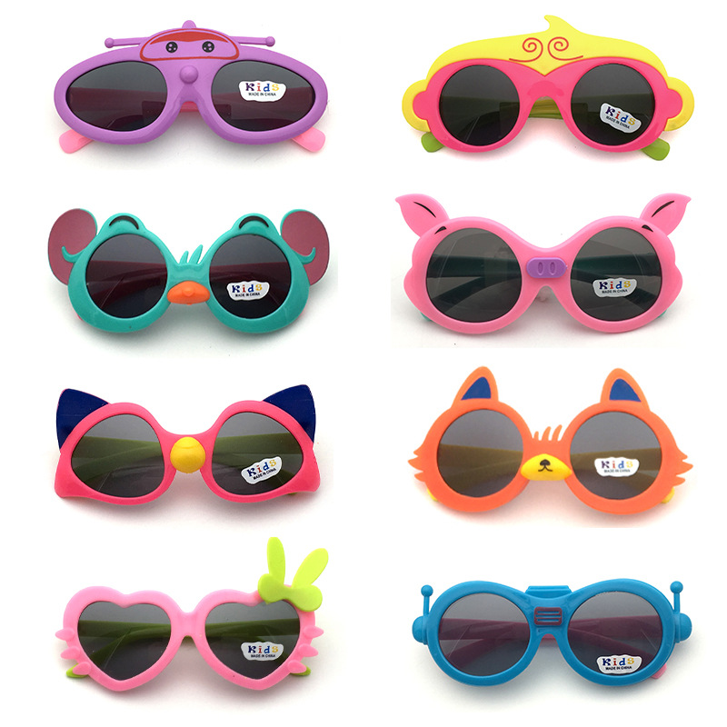 New Kids Sunglasses Children&#039;s Glasses Men&#039;s and Women&#039;s Baby Cartoon Sunglasses Toy Glasses