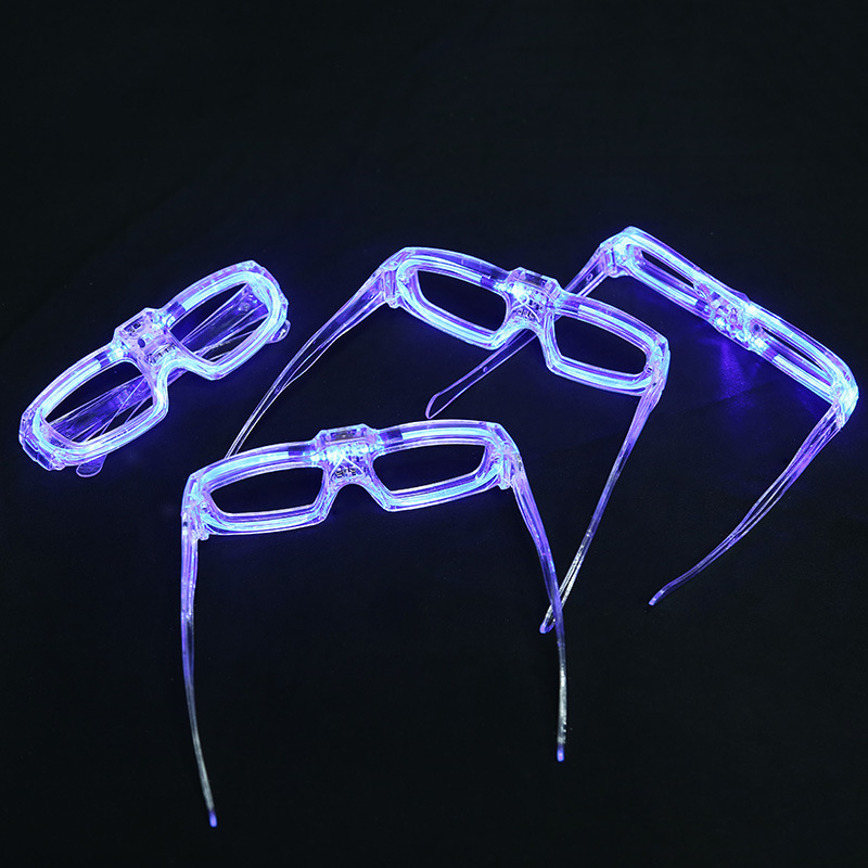 New Luminescent Glass Voice-Activated Induction Creative Personalized Party Decoration Plastic Luminous Toy Glasses
