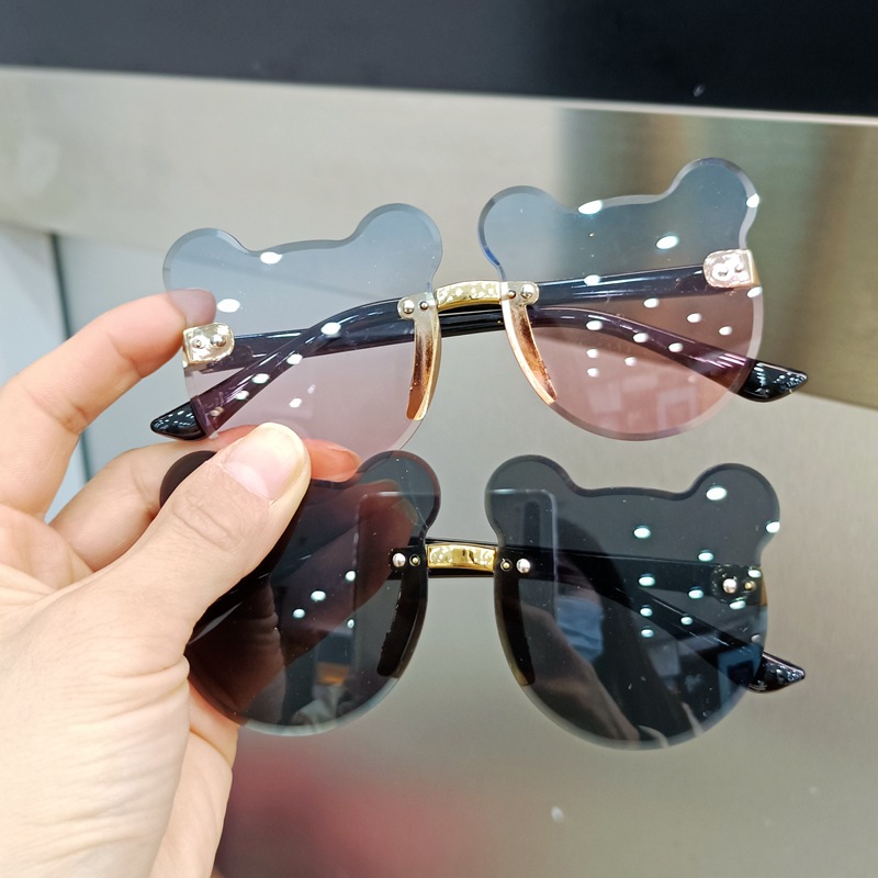 Kids Sunglasses Glasses Trendy Fashion Baby Sunglasses Eyes Girls and Boys Cute Cartoon Flower Toy Glasses