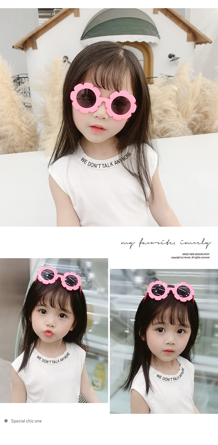 Kids Sunglasses Glasses Trendy Fashion Baby Sunglasses Eyes Girls and Boys Cute Toy Glasses