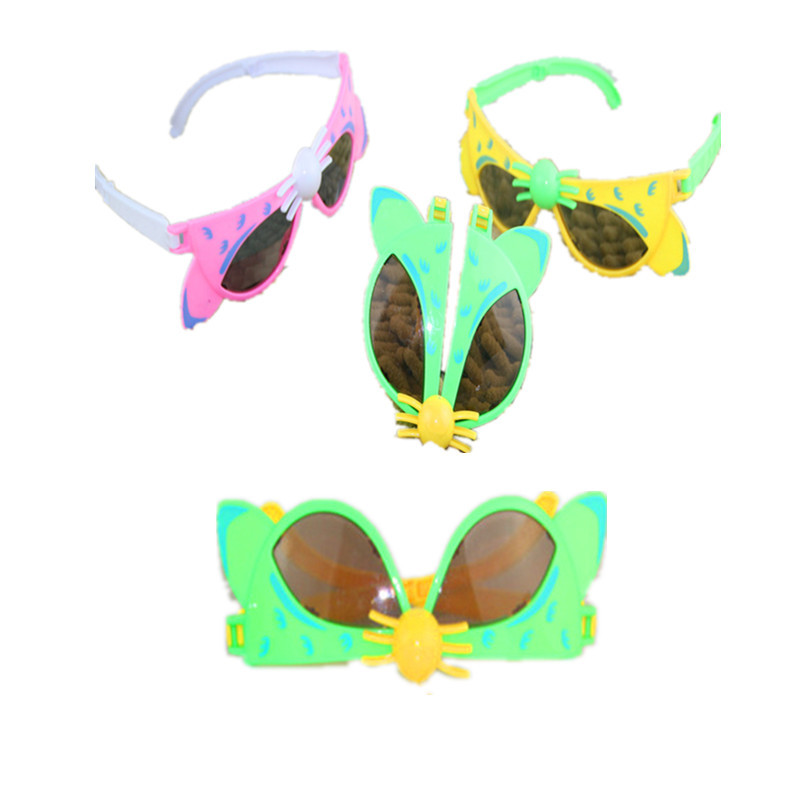 Children&#039;s Day Hot Sale Deformable Folding Glasses 5 Cute Cartoon Animal Glasses Kid&#039;s Toy Glasses