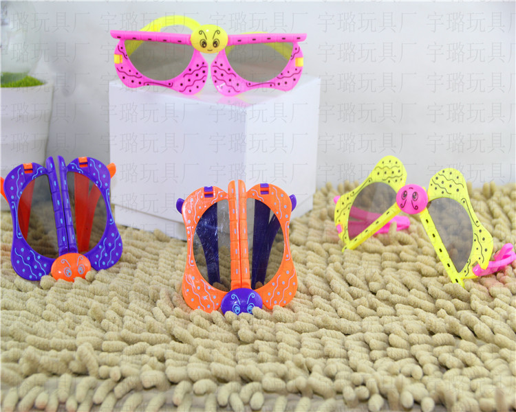 Children's Day Hot Sale Deformable Folding Glasses 5 Cute Cartoon Animal Glasses Kid's Toy Glasses