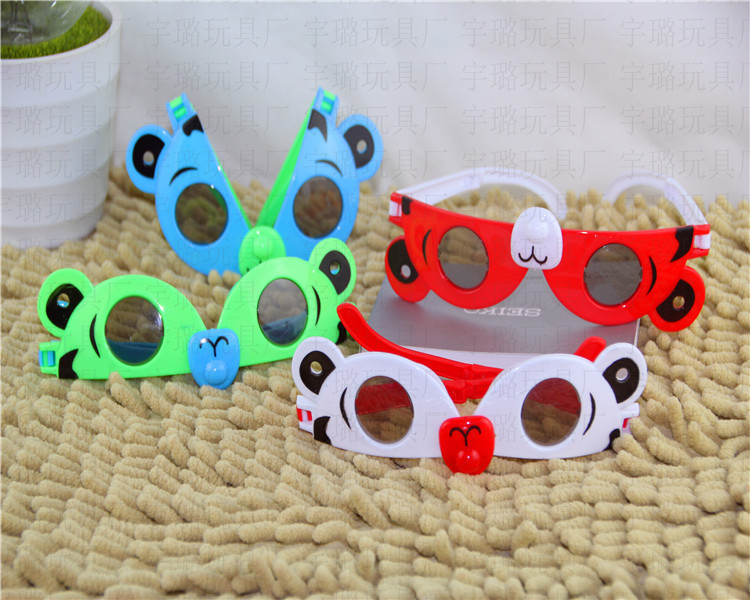 Children's Day Hot Sale Deformable Folding Glasses 5 Cute Cartoon Animal Glasses Kid's Toy Glasses